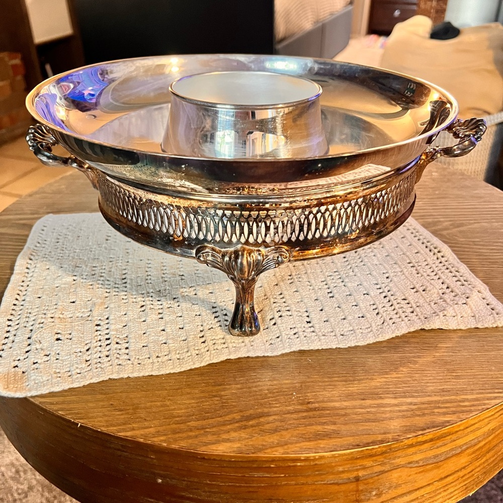 Baldwin Silver Plate Serving Dish